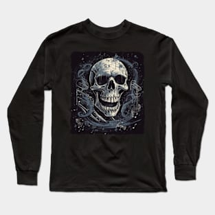 Haunted Skull Long Sleeve T-Shirt